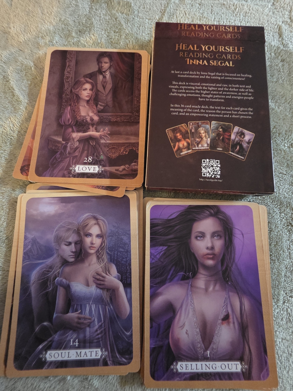Heal Yourself Oracle Cards- Inna Segal- QR Code For Guidebook - Picture 2 of 6